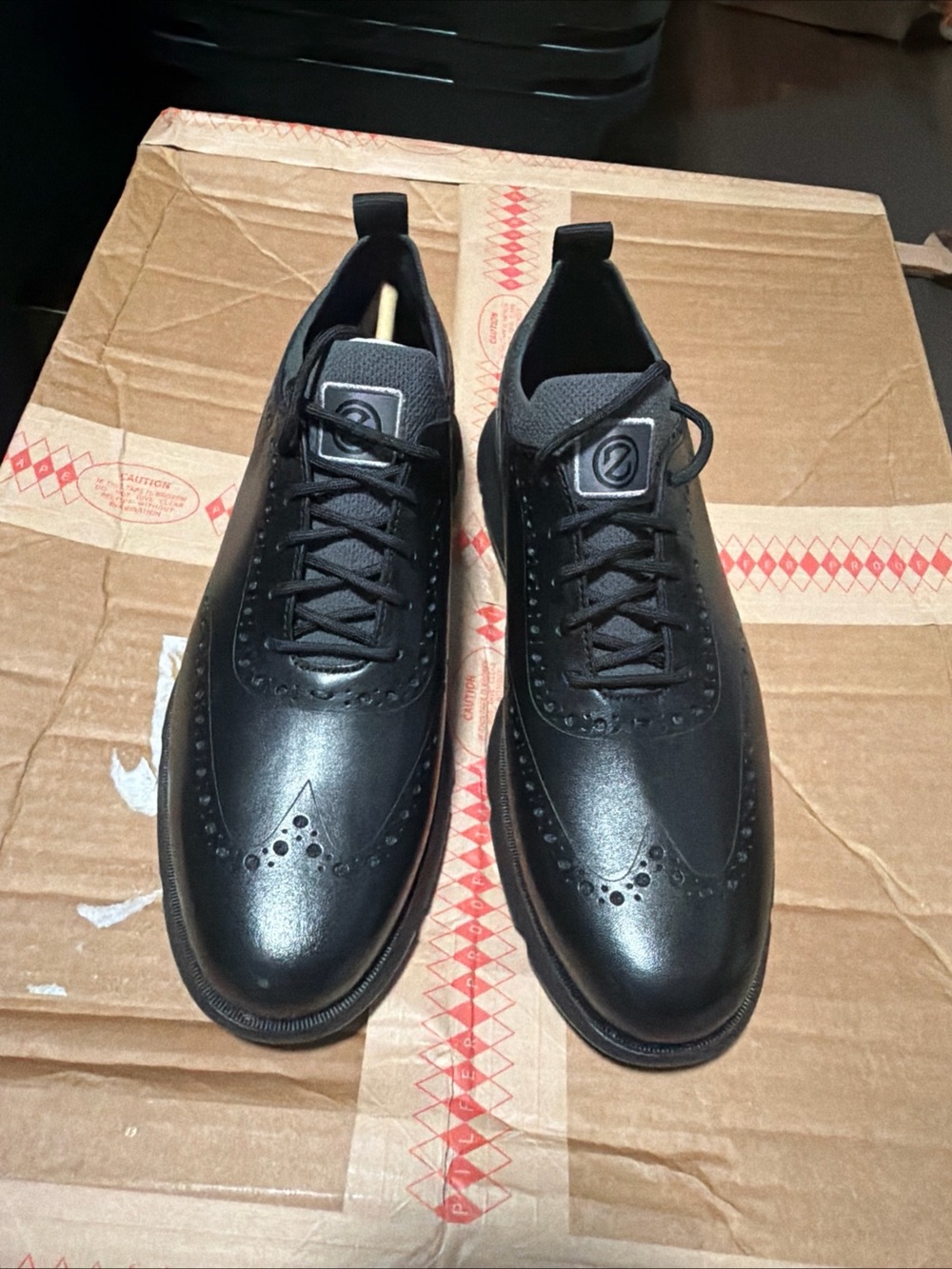Cole Haan Men's C33452 Size 11.5 M  Black  ZERØGRAND Wingtip Oxford no box